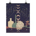 Celestial — Glass-Wares With Plum Blossoms — Matte Poster