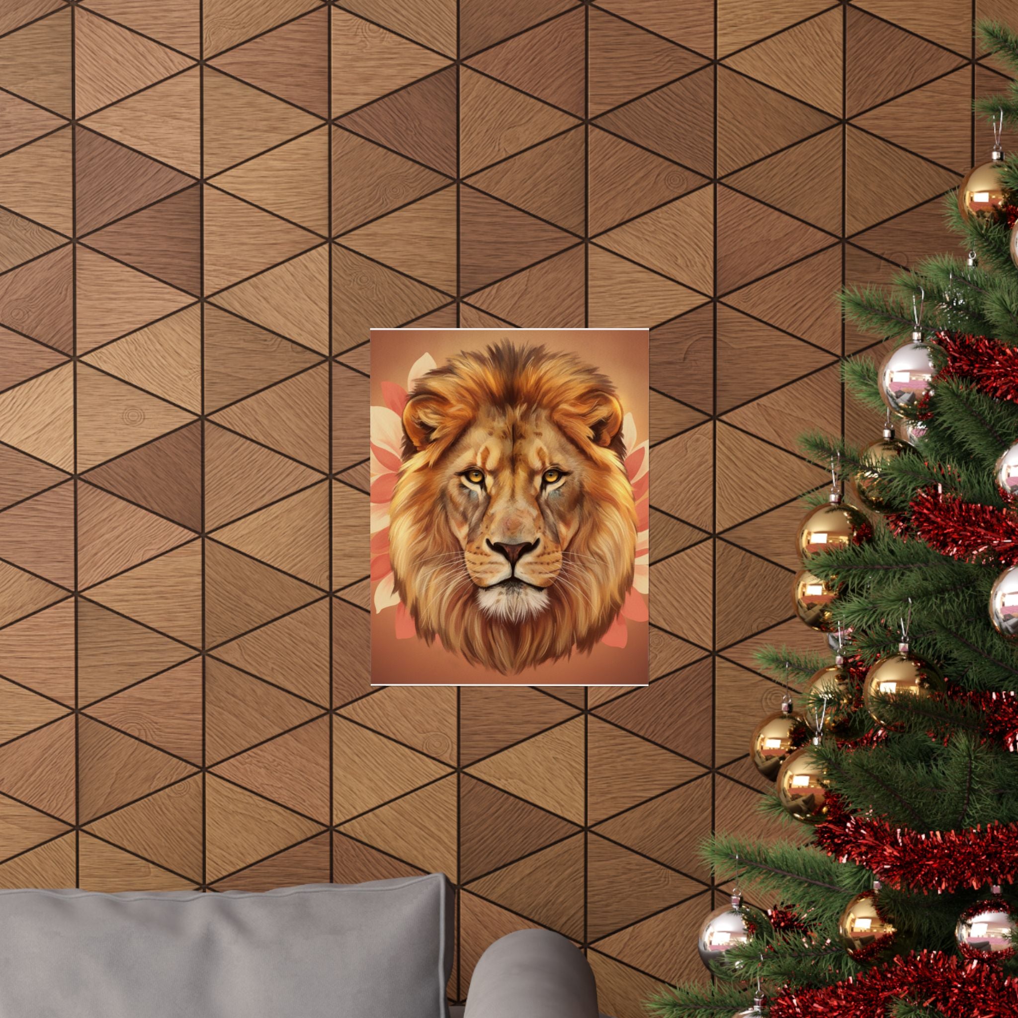 Southern Sunset — Lion — Matte Poster