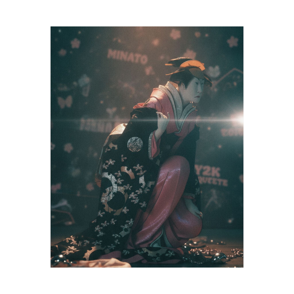 Cinematic — Actor Nakamura Kumetaro Ii As Minato, The Wife Of Yura Hyogonosuke — Matte Poster