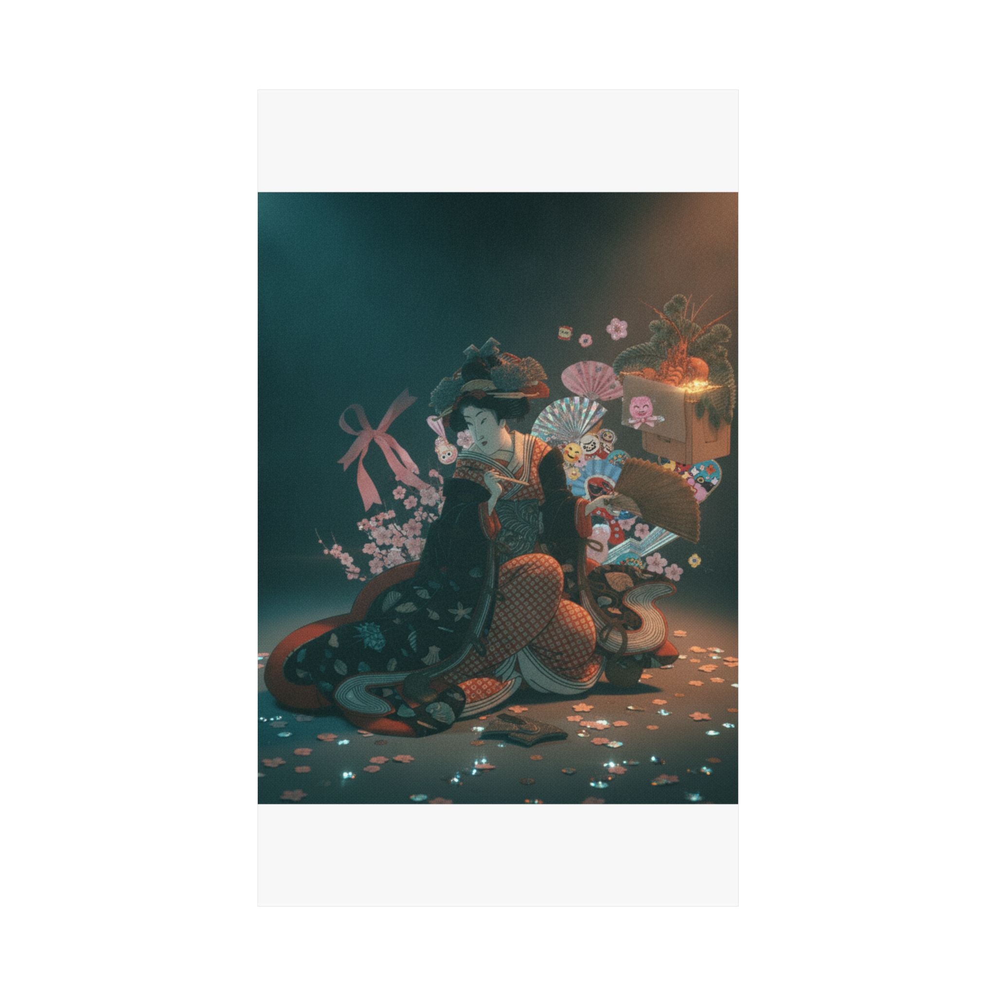 Cinematic — Courtesan And New Year Decoration — Matte Poster