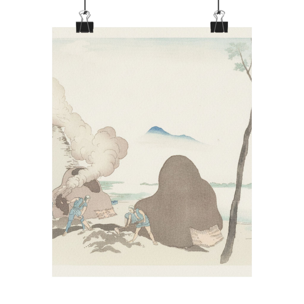 Watercolor — Asakusa Imado — Matte Poster