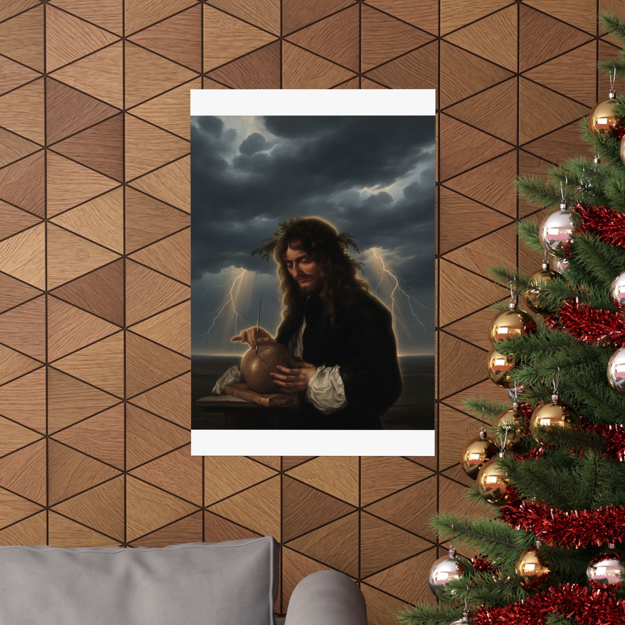 Dramatic Storm — Person — Matte Poster