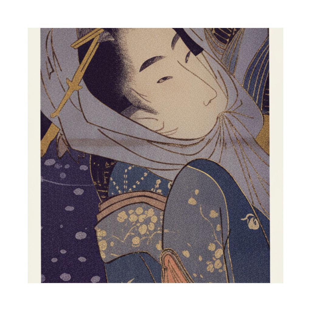 Celestial — Girl And Lover In Snow — Matte Poster