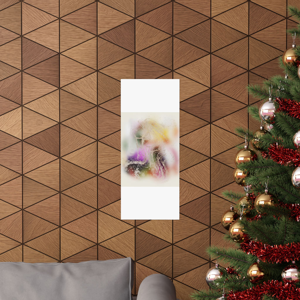 Dreamy Blurred Colour Cloud Abstract Art Poster