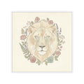 Botanical — Lion — Kiss-Cut Sticker