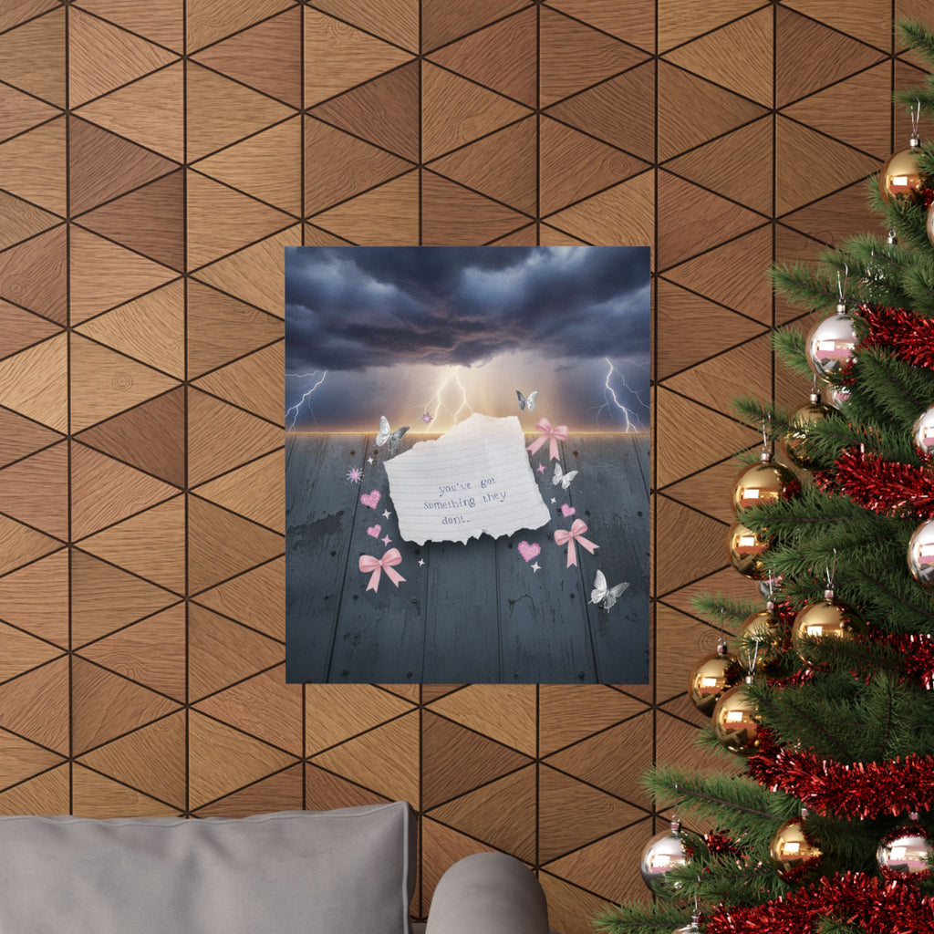 Dramatic Storm — Note — Matte Poster