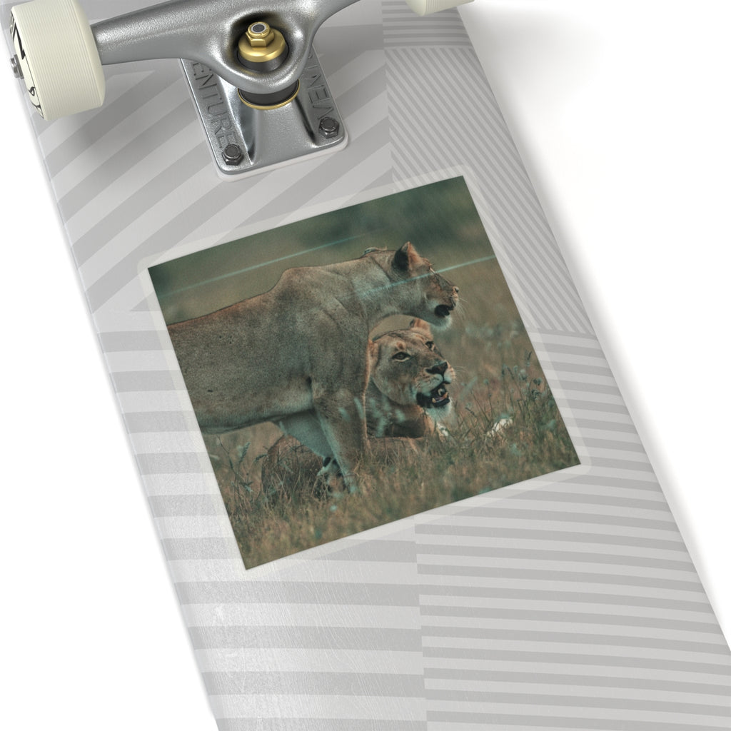 Cinematic — Lions — Kiss-Cut Sticker
