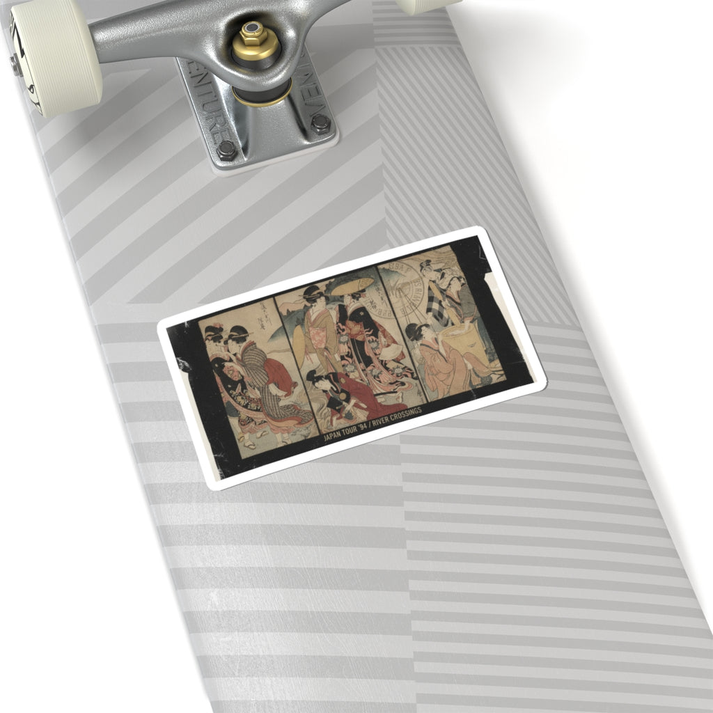 Vintage Bootleg — Women And A Man In The Country; Some Pageant(?) — Kiss-Cut Sticker