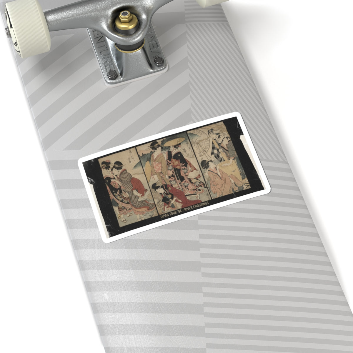 Vintage Bootleg — Women And A Man In The Country; Some Pageant(?) — Kiss-Cut Sticker