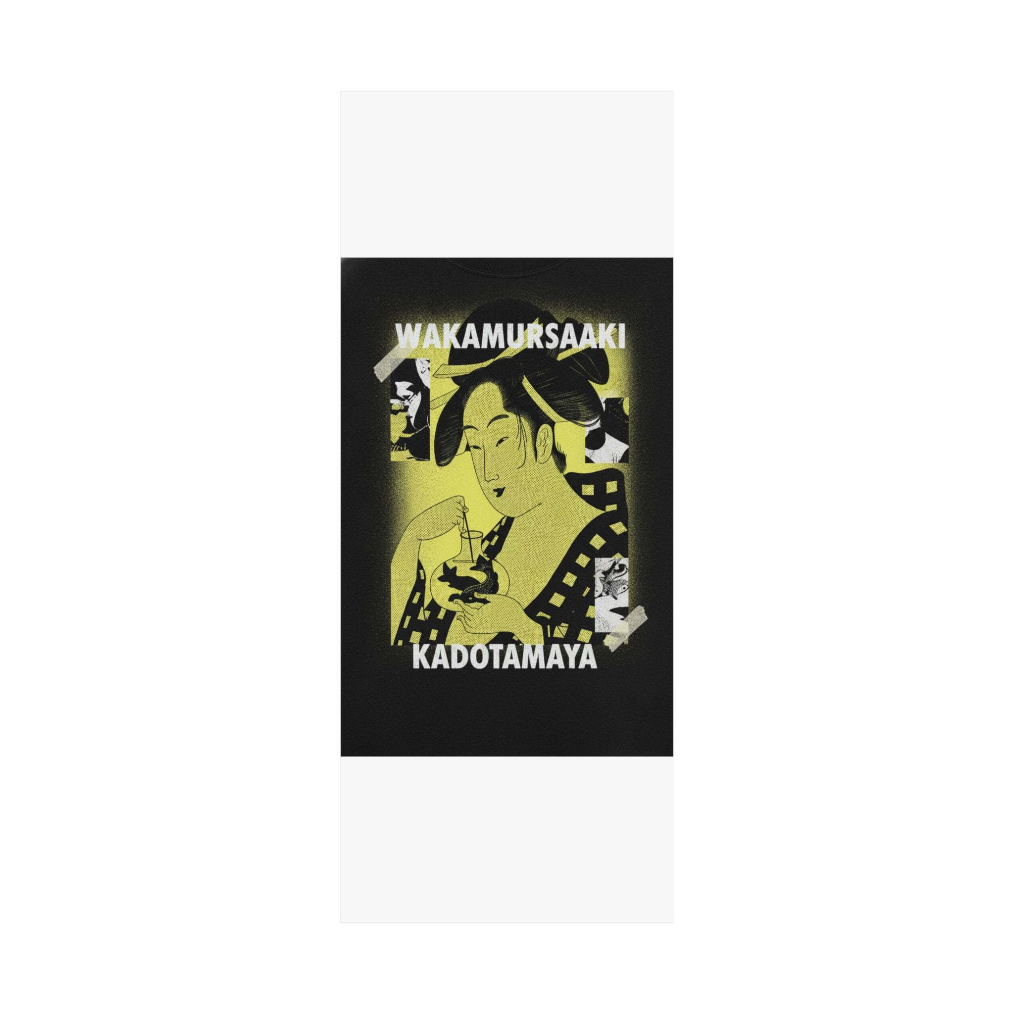 Streetwear Collage — Wakamurasaki Of The Kadotamaya — Matte Poster