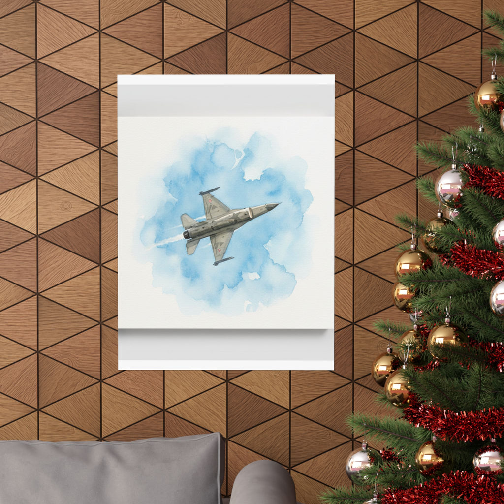 Watercolor — Aircraft — Matte Poster