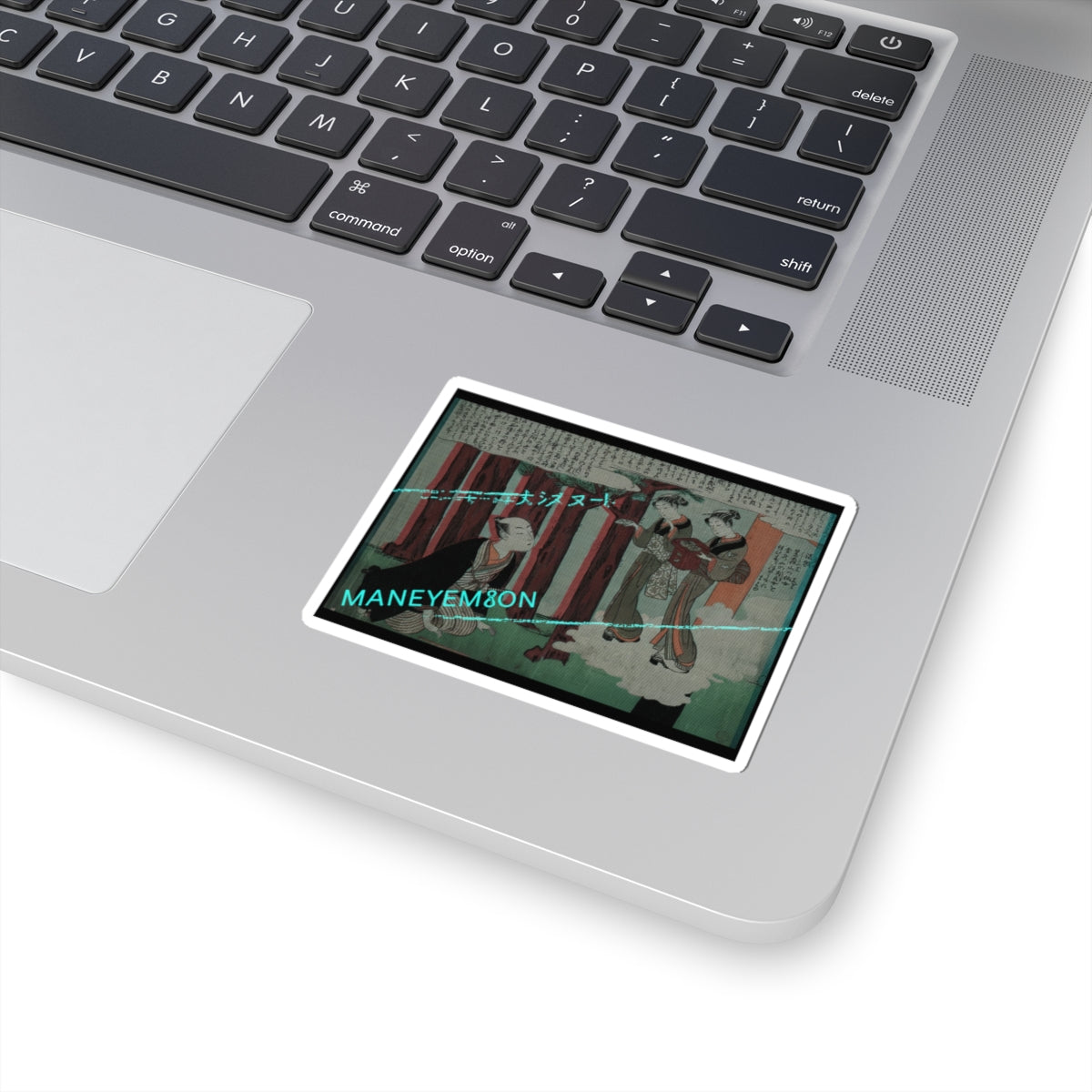 Glitch Culture — First Leaf Of The Shunga; The Delightful Love Adventures Of Maneyemon — Kiss-Cut Sticker