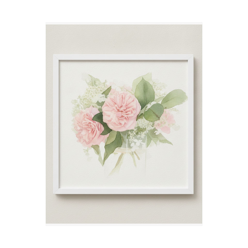 Watercolor — Flower — Matte Poster