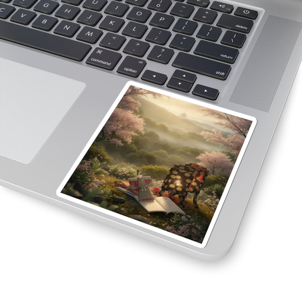 Scenic Nature — The Doll Festival, Third Day Of The Third Month — Kiss-Cut Sticker