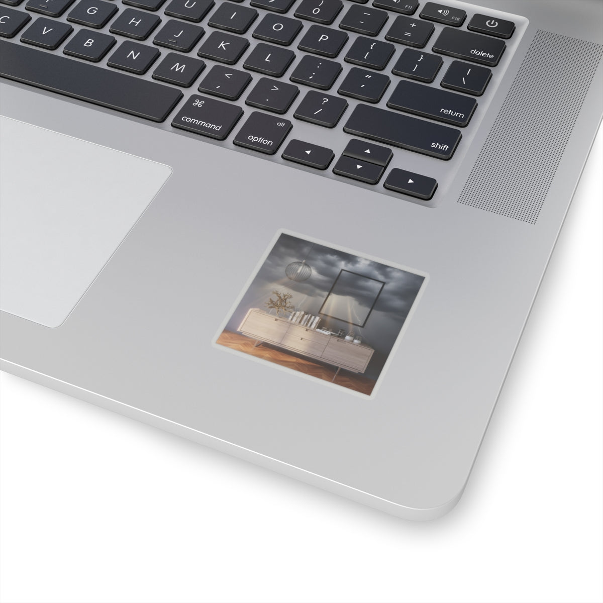 Dramatic Storm — Interior — Kiss-Cut Sticker