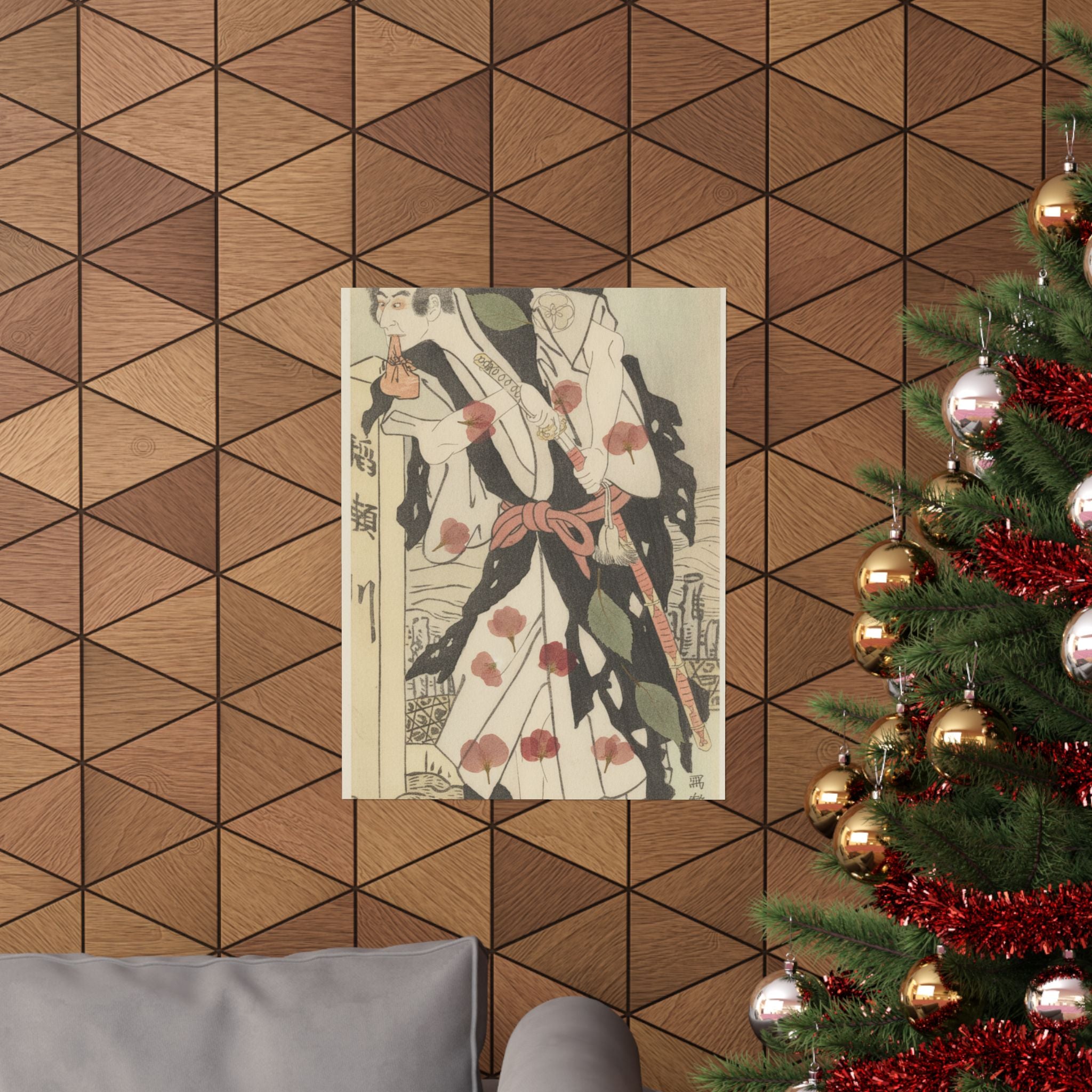 Botanical — Morita Kanya Viii As Kawachi Kanja, Disguised As Genkaibo — Matte Poster