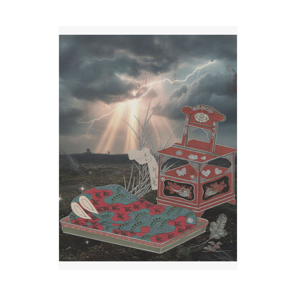 Dramatic Storm — Cabinet For The Toilet And Bed-Clothes — Matte Poster