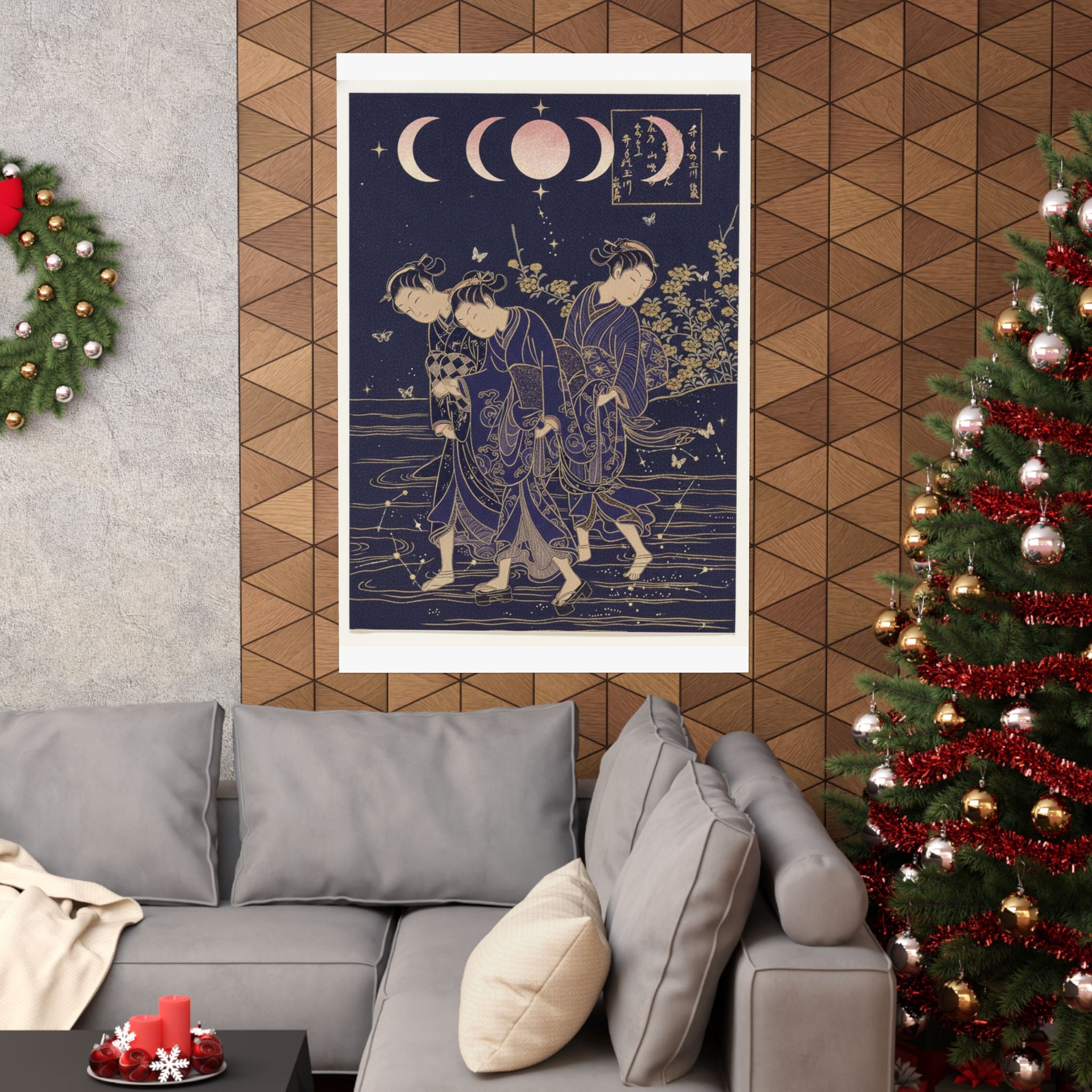 Celestial — The Tama River At Ide, Yamashiro Province — Matte Poster