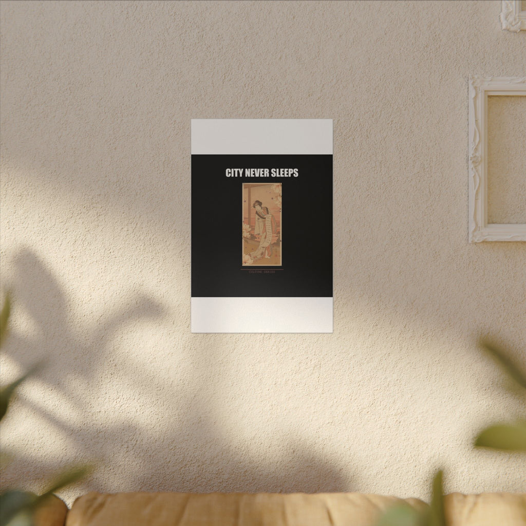 STREET CERTIFIED | The Second Yamashito Kinsaku As A Courtesan Standing In A Room — Matte Canvas