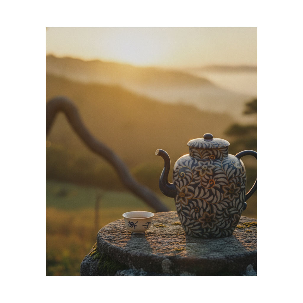 Scenic Nature — Wine Pot And Cup — Matte Poster