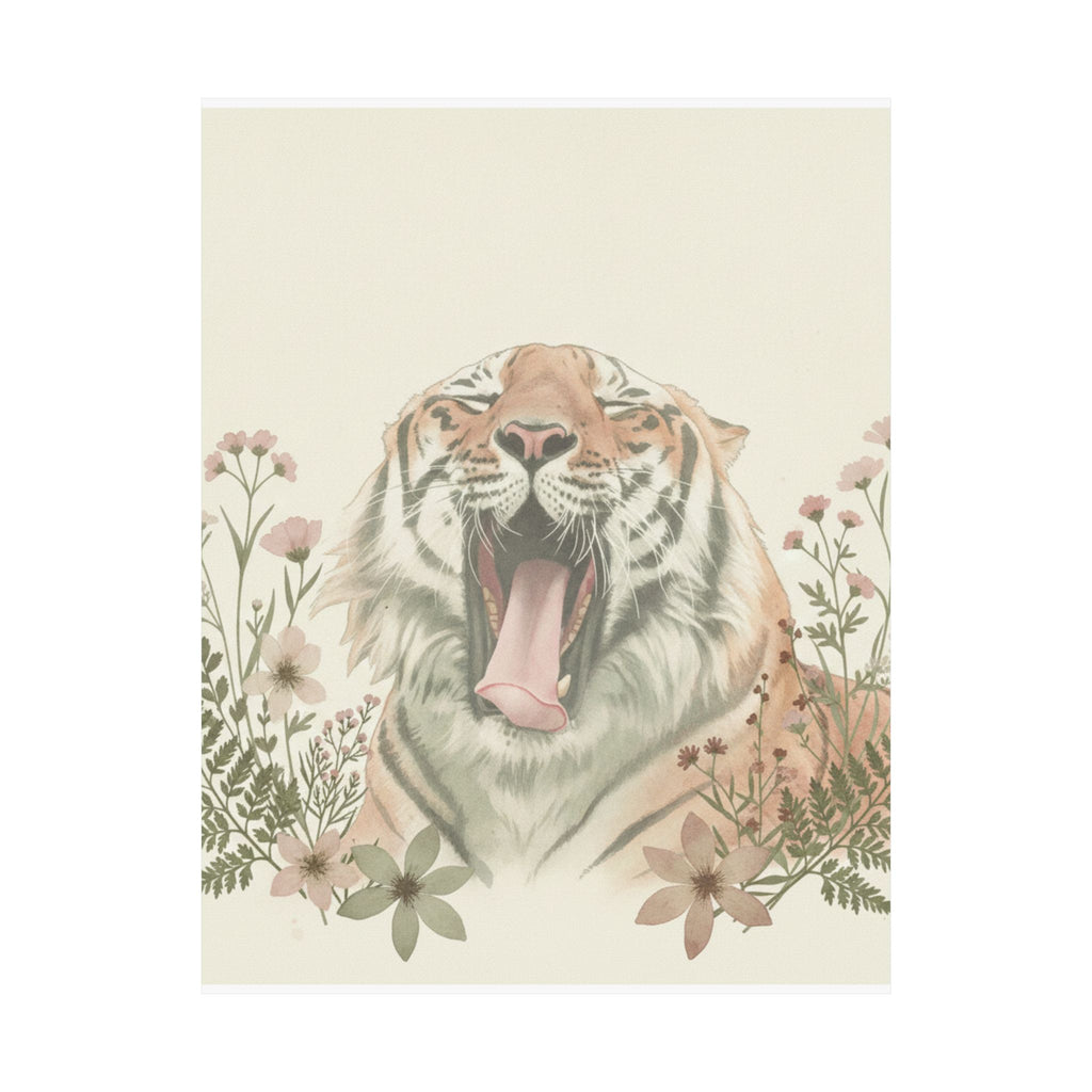 Botanical — Tiger — Matte Poster