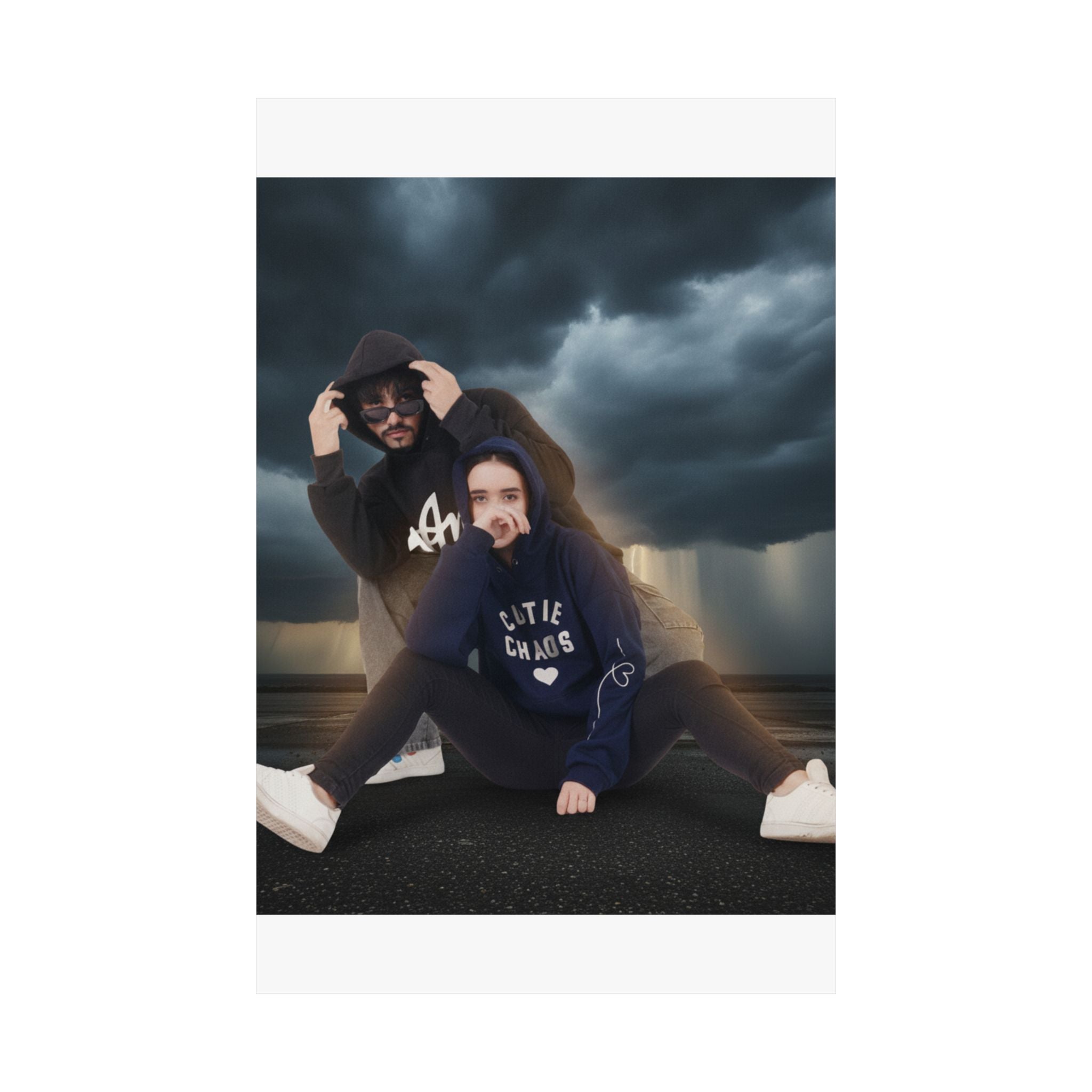 Dramatic Storm — People — Matte Poster