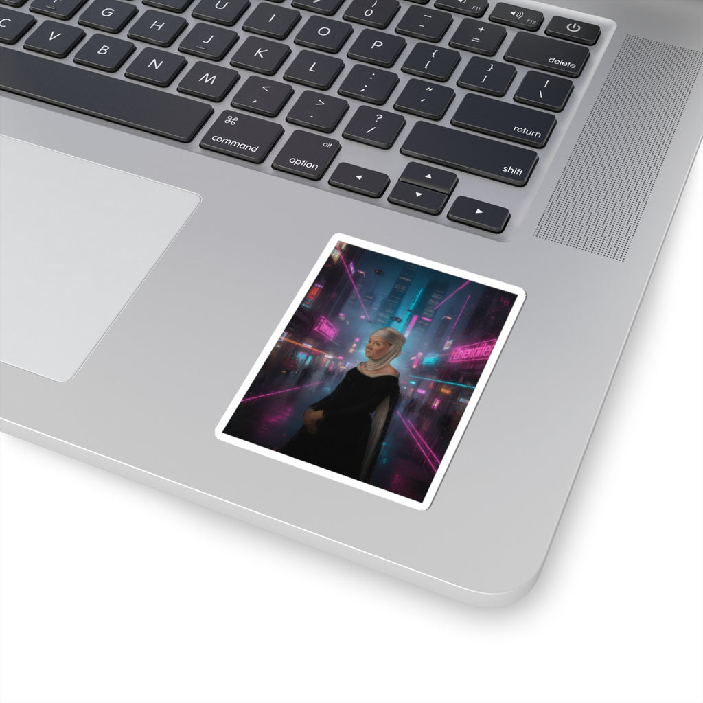 Neon Noir — Person — Kiss-Cut Sticker