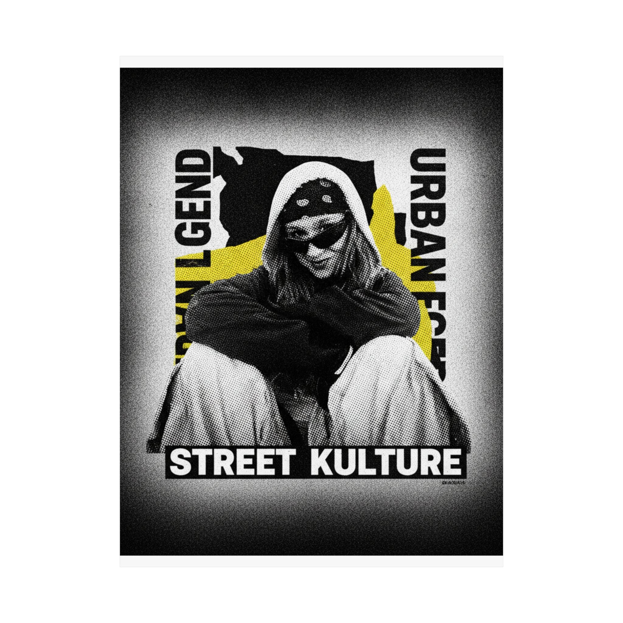 Streetwear Collage — Person — Matte Poster