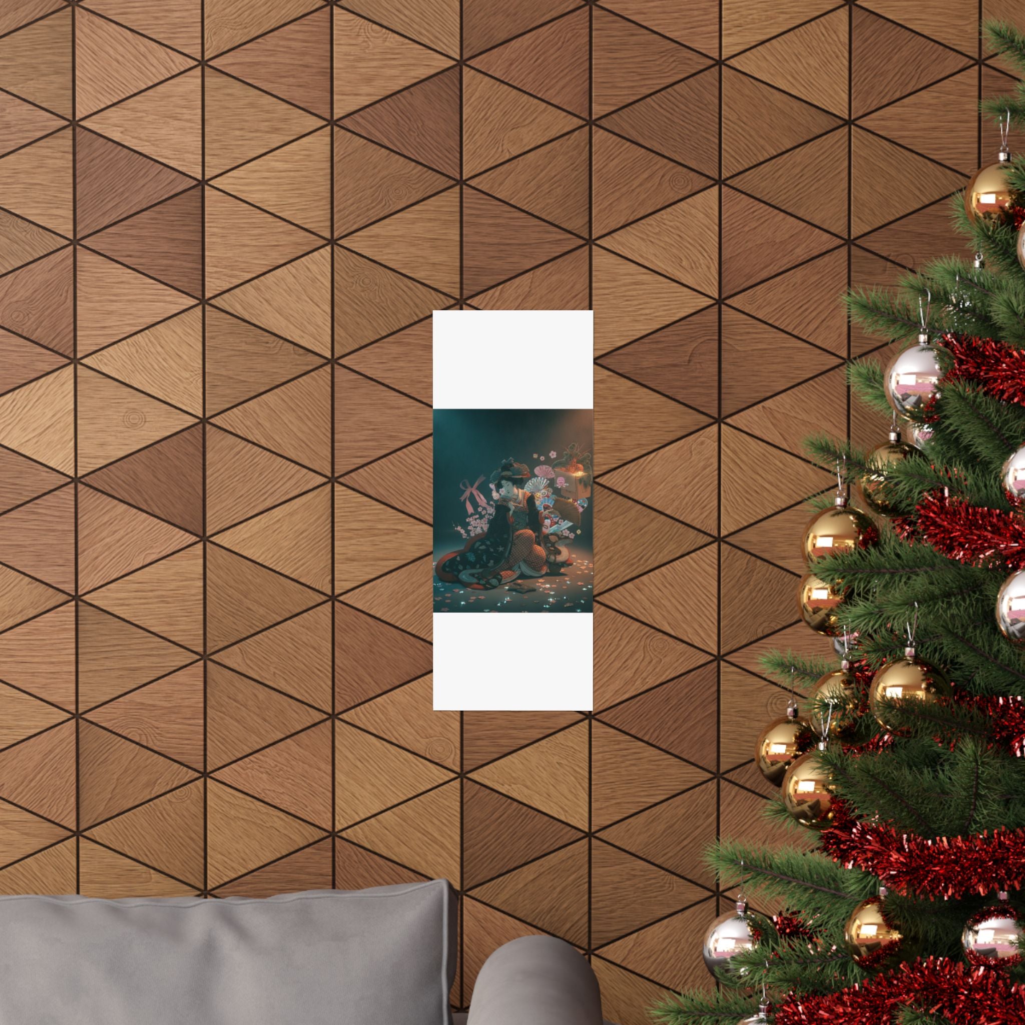 Cinematic — Courtesan And New Year Decoration — Matte Poster