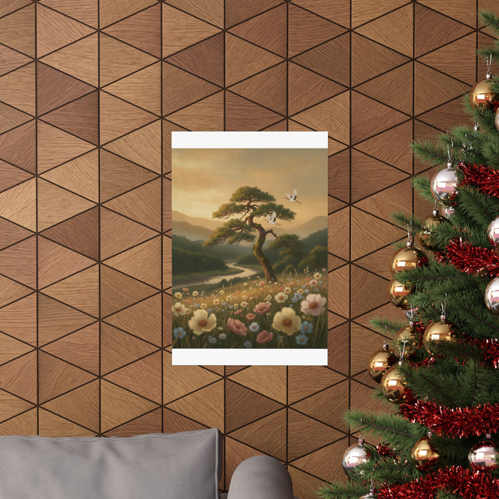 Scenic Nature — Picture Book Of Amusements Of The Eastern Capital (Ehon Azuma Asobi) — Matte Poster
