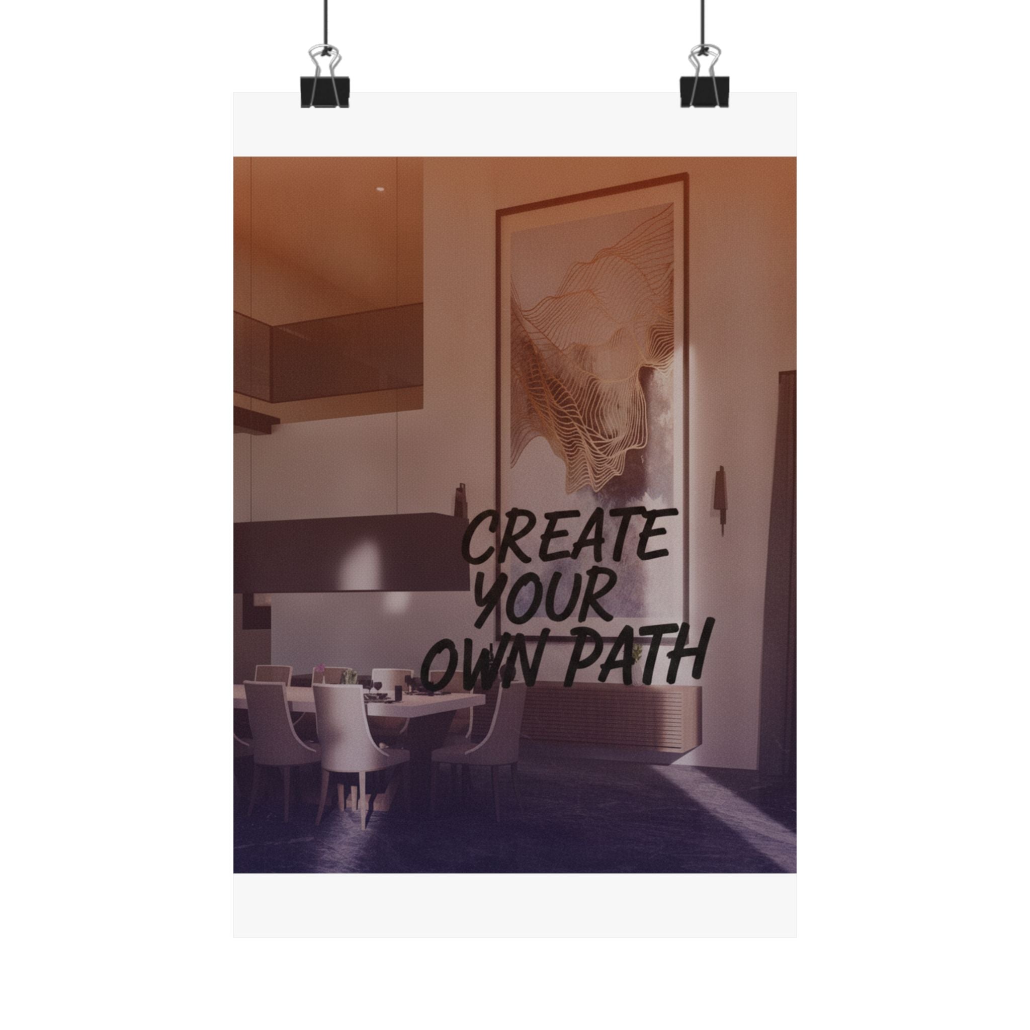 Affirmation art print — product view 25