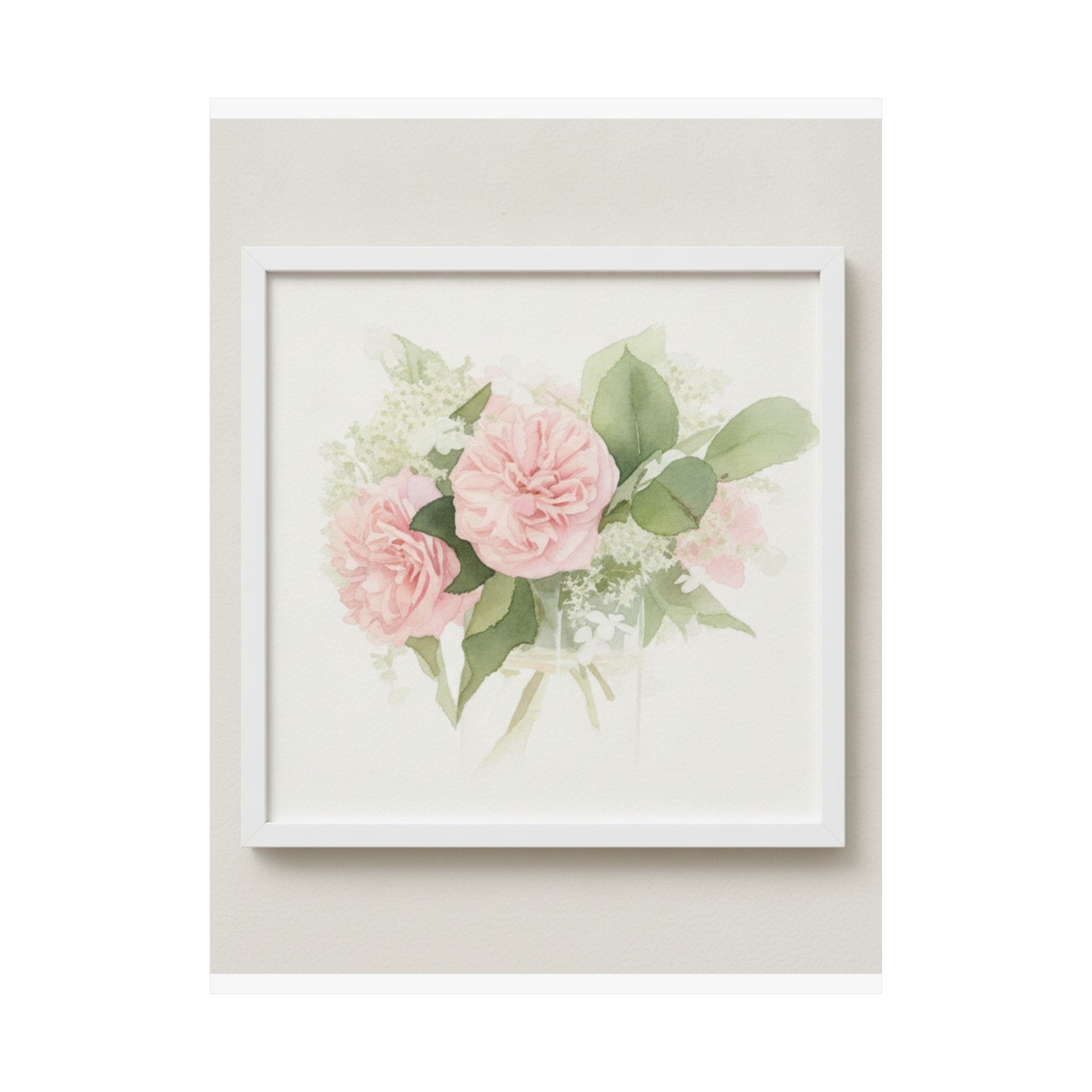Watercolor — Flower — Matte Poster