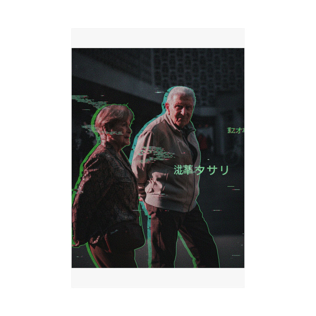 Glitch Culture — Person — Matte Poster