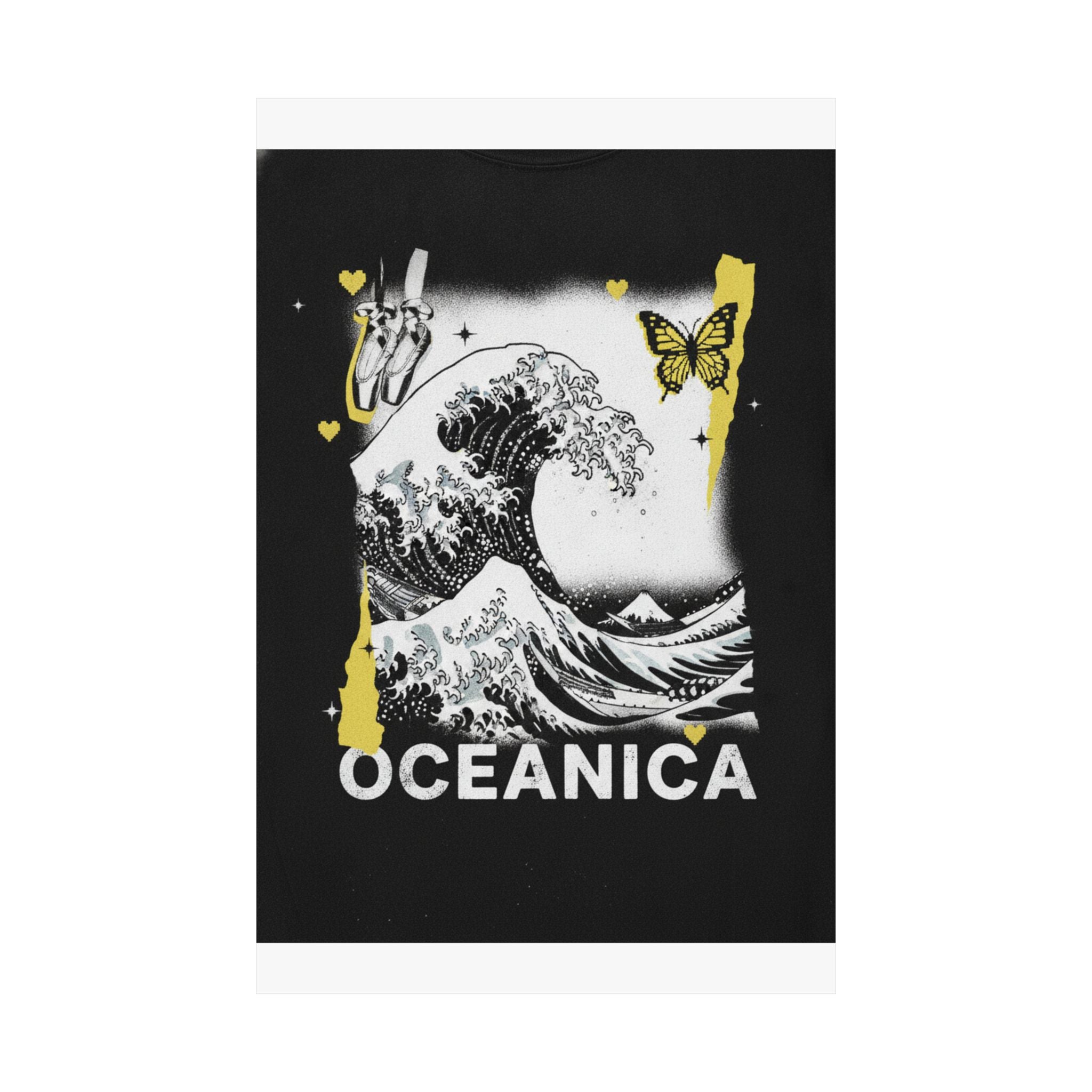 Streetwear Collage — Wave — Matte Poster