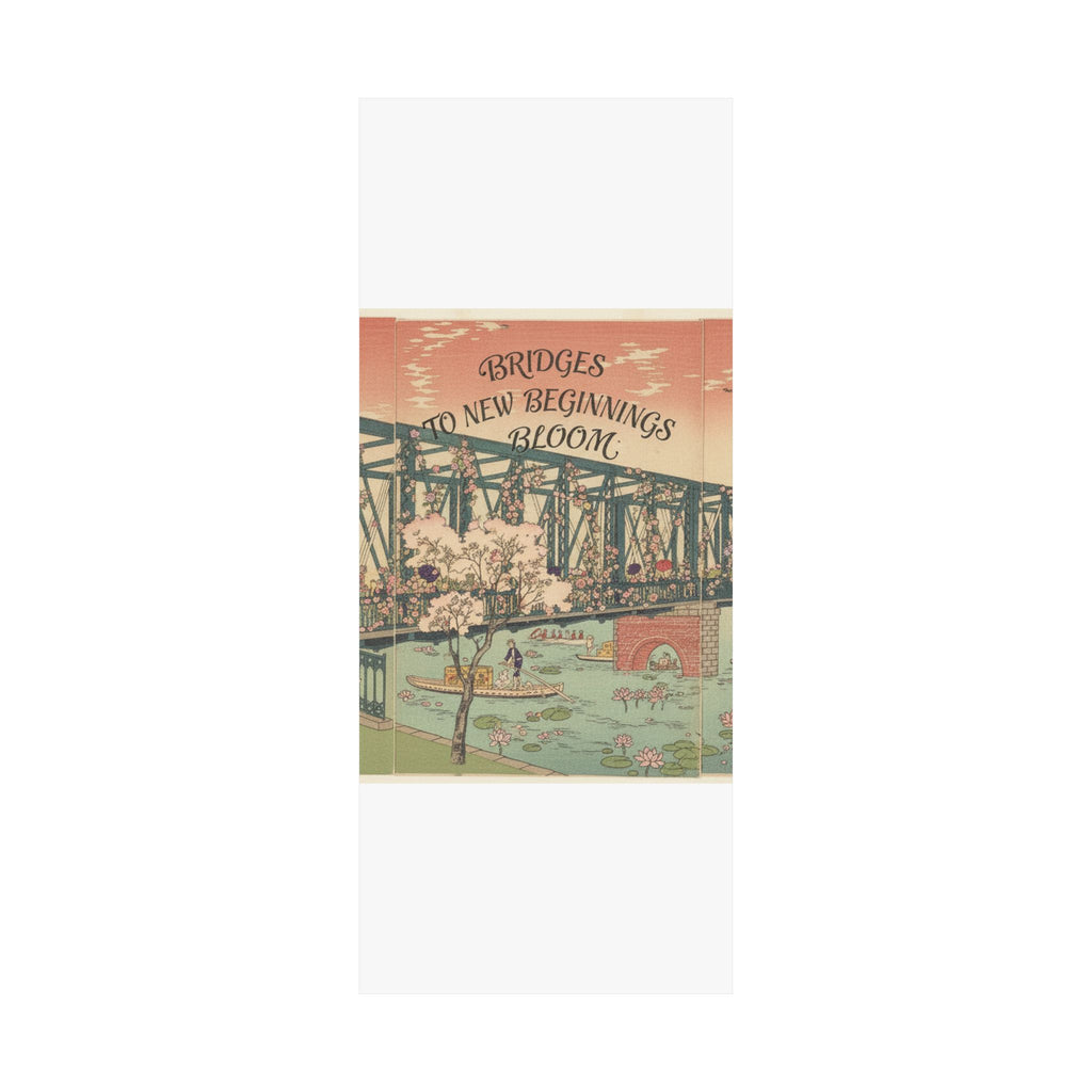 Affirmation — Illustration Of The Opening Of Azuma Bridge In Tokyo (Tokyo Meisho No Uchi Azuma — Matte Poster