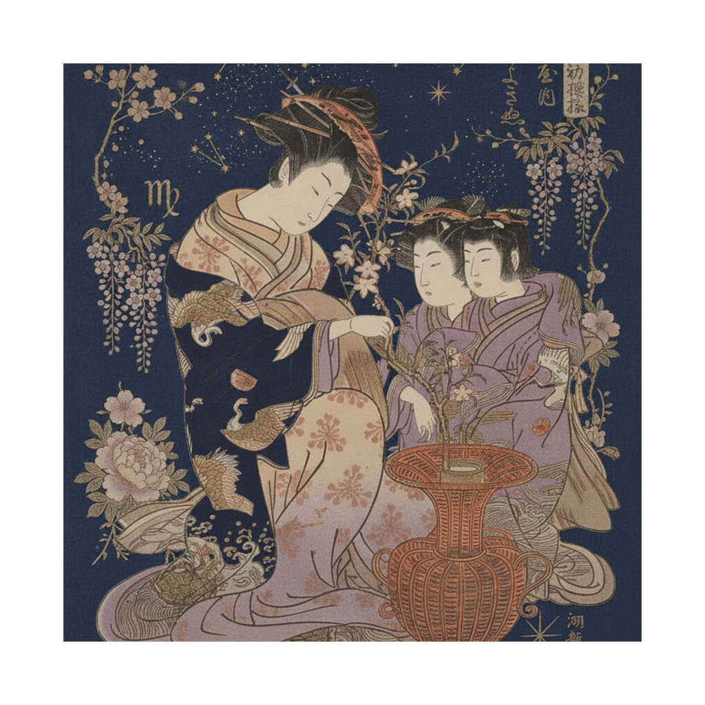 Celestial — The Courtesan Sayoginu Of The Yotsumeya Brothel, From The Series “A Pattern Book — Matte Poster