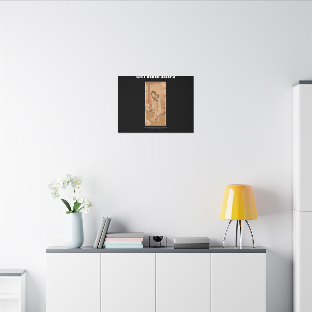 STREET CERTIFIED | The Second Yamashito Kinsaku As A Courtesan Standing In A Room — Matte Canvas