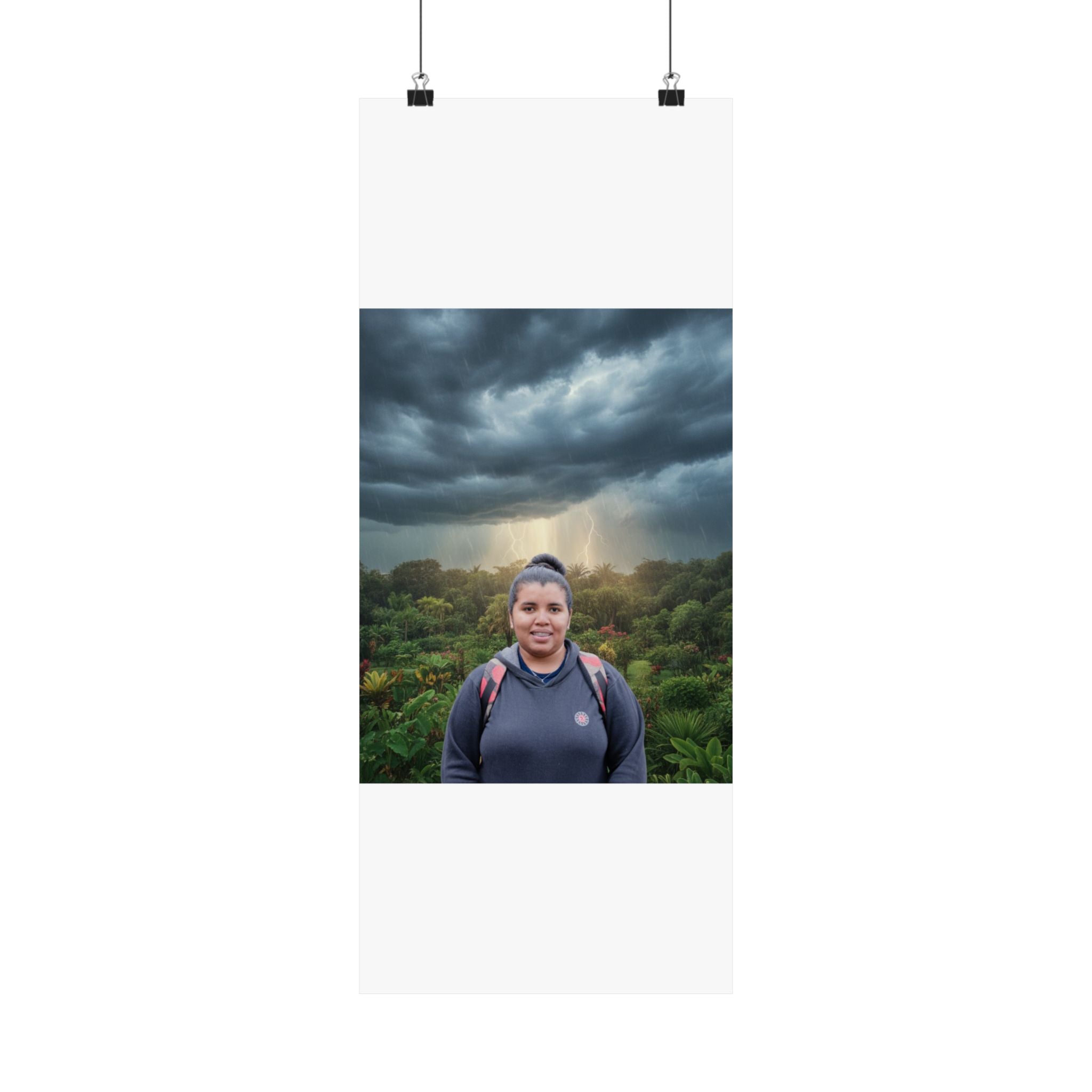 Dramatic Storm — Person — Matte Poster — Poster 2
