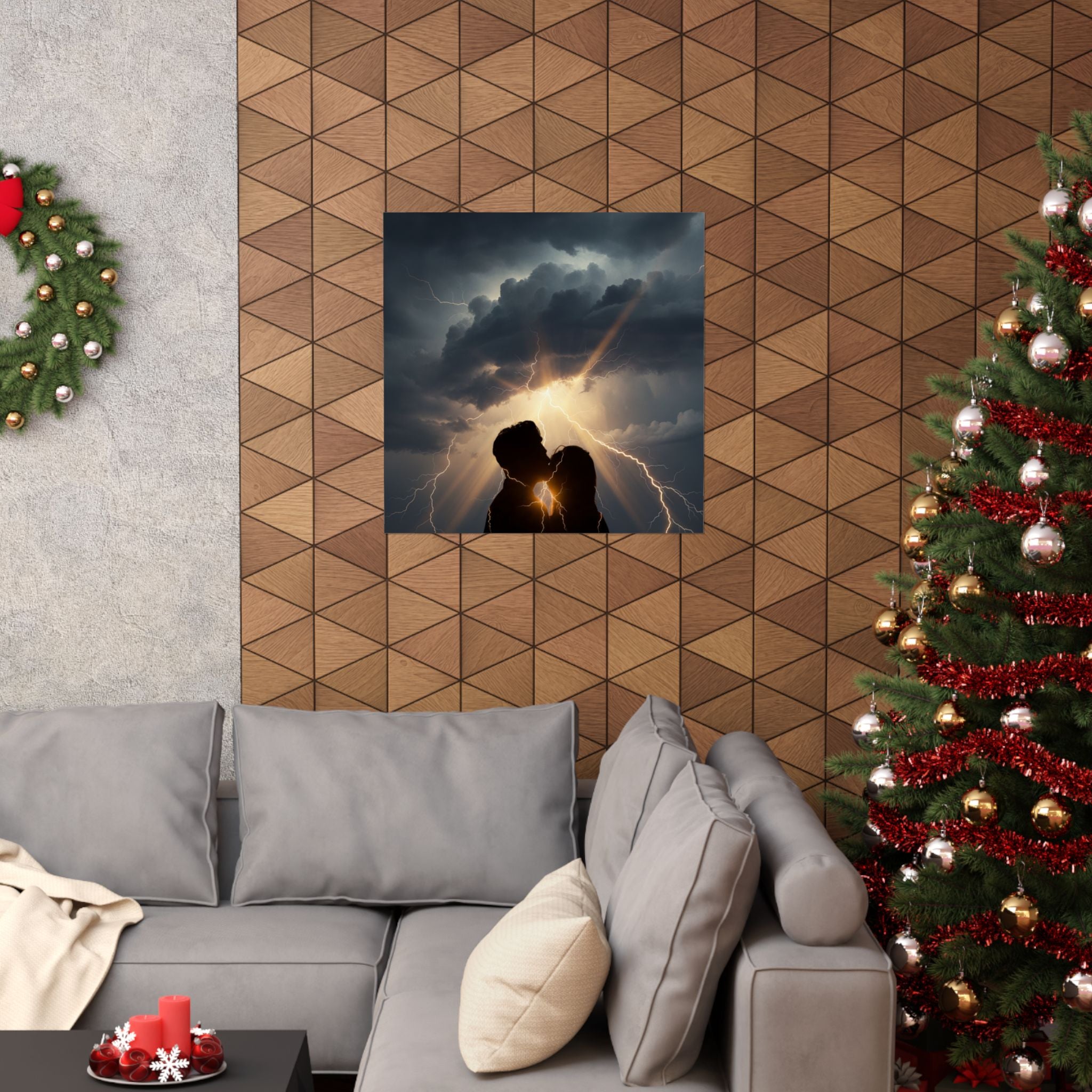 Dramatic Storm — Person — Matte Poster