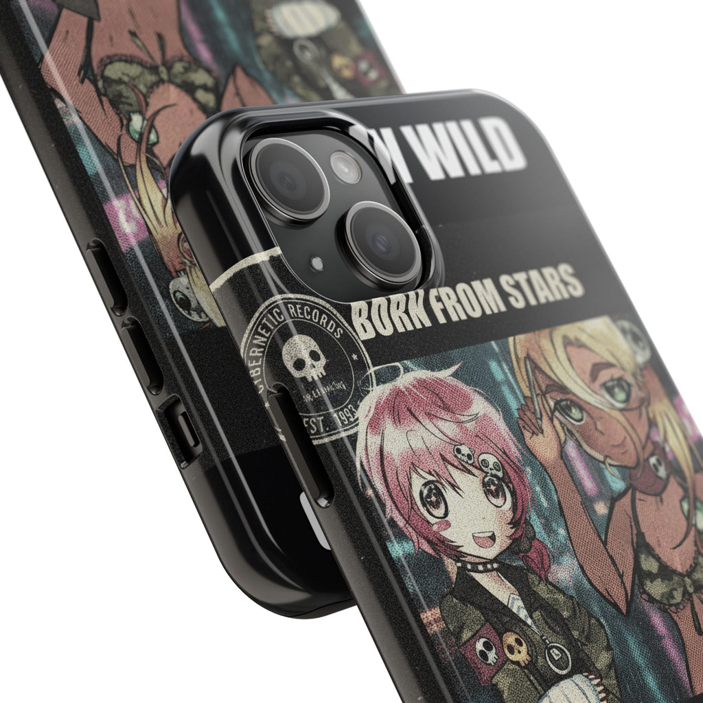 Neon Rain Osaka Nights Anime Tour Poster Phone Case
