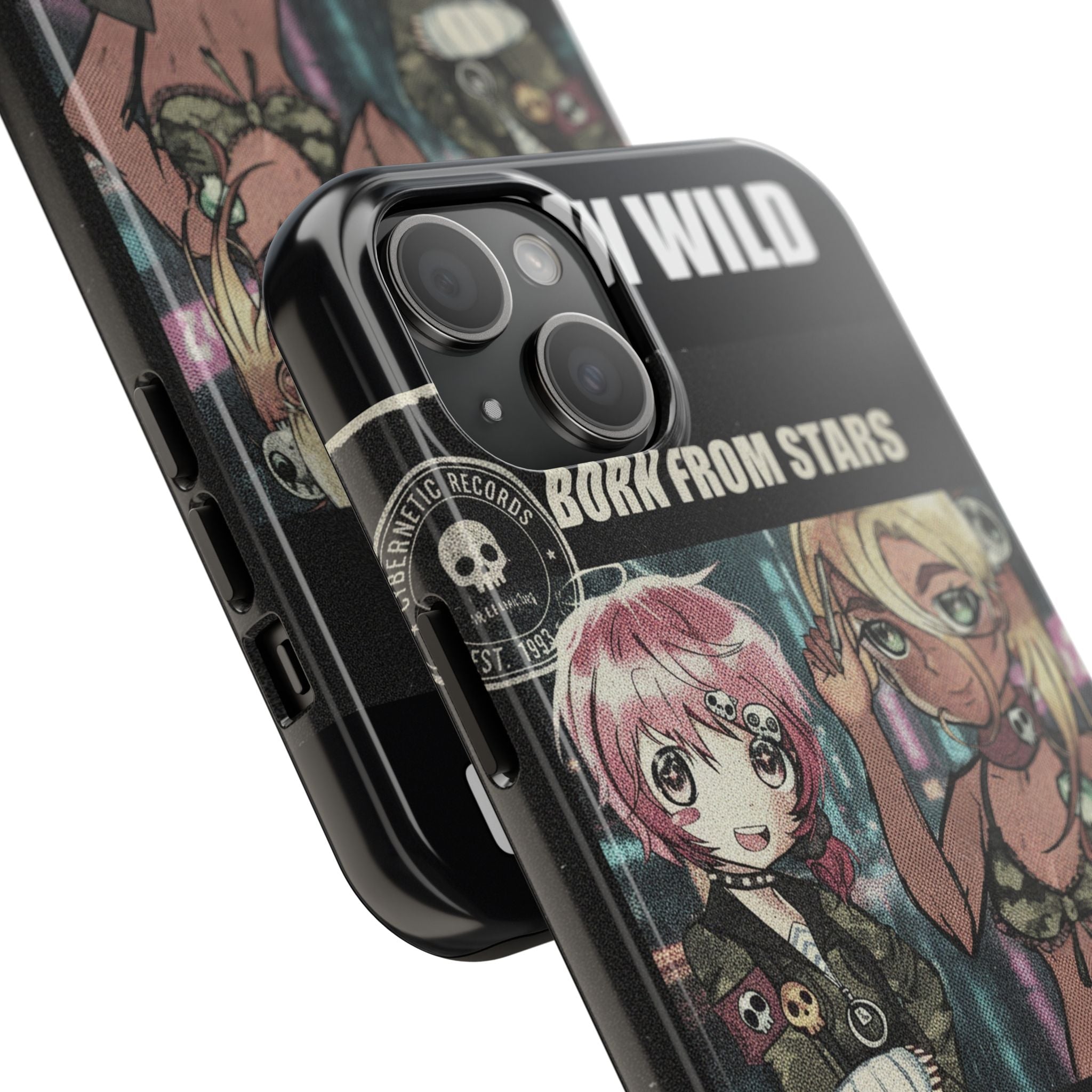 Neon Rain Osaka Nights Anime Tour Poster Phone Case