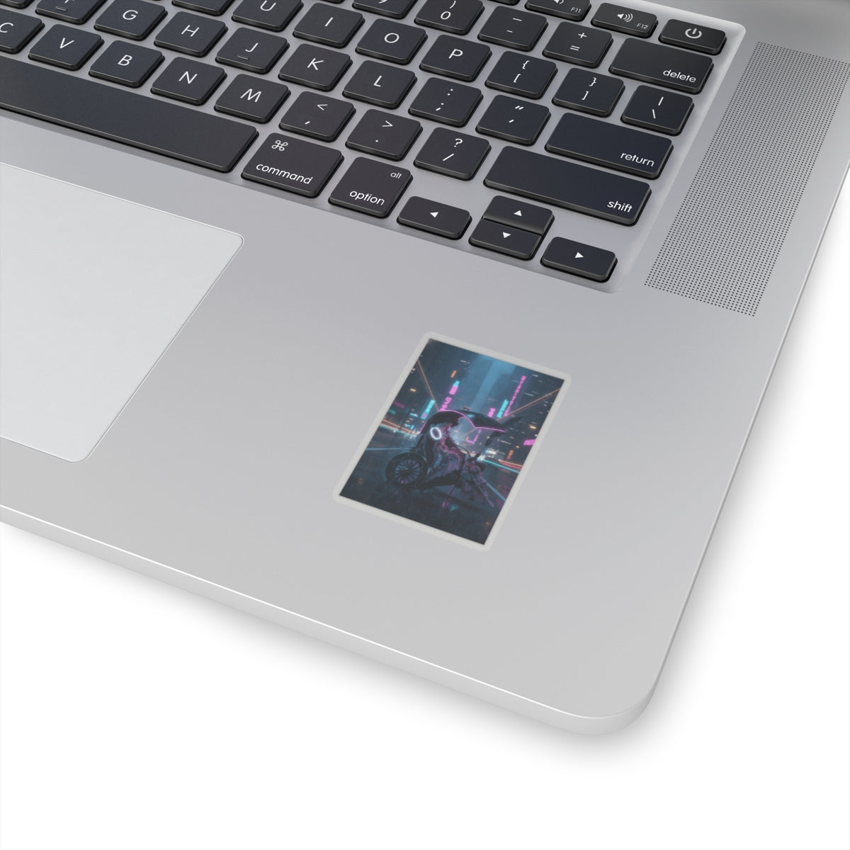 Neon Noir — Lady In A Chariot — Kiss-Cut Sticker