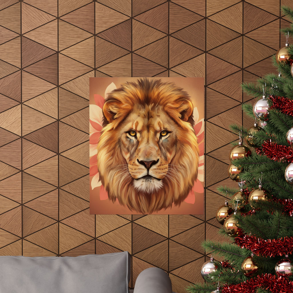 Southern Sunset — Lion — Matte Poster