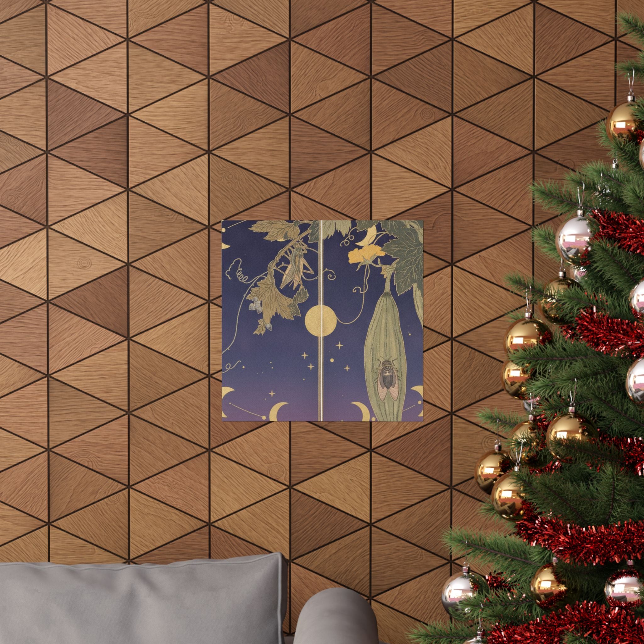 Celestial — Grasshopper (Kirigirisu); Cicada (Semi), From The Picture Book Of Crawling Creat — Matte Poster