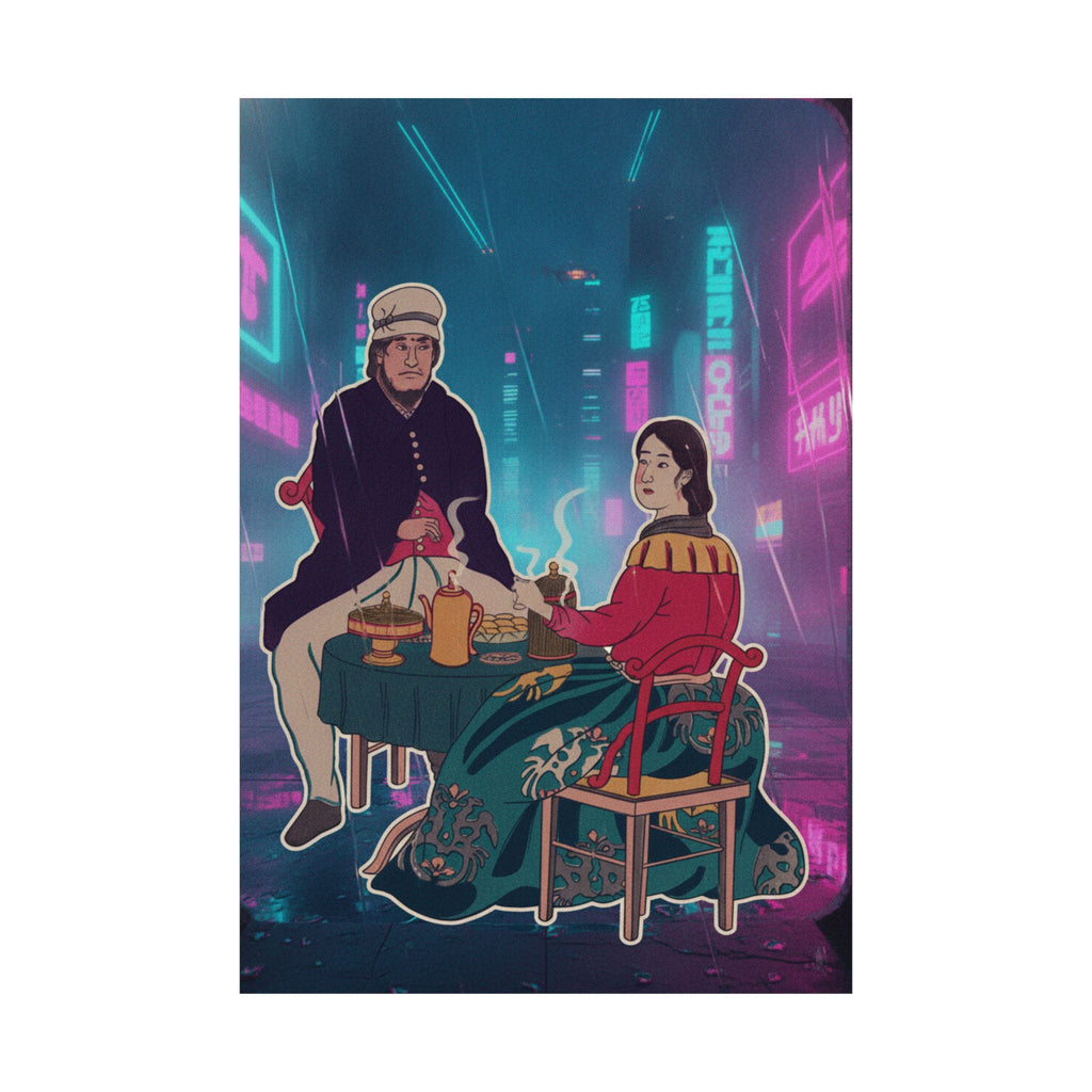 Neon Noir — Amerikajin — Matte Poster