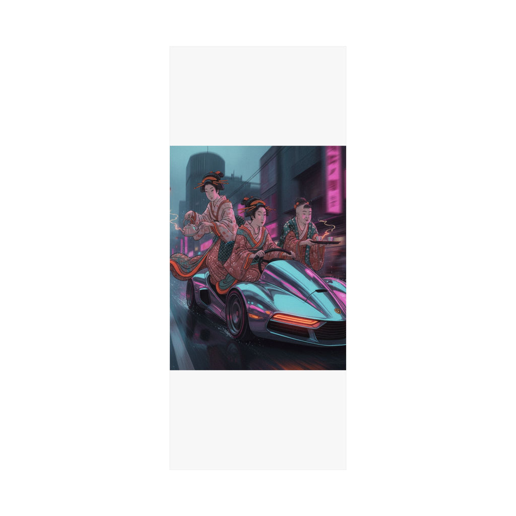 Fast Furious — Two Young Ladies Having Tea Attended By Elderly Servant — Matte Poster
