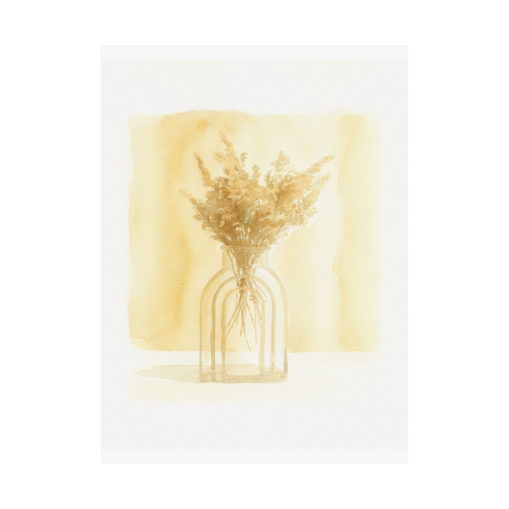 Watercolor — Flowers — Matte Poster