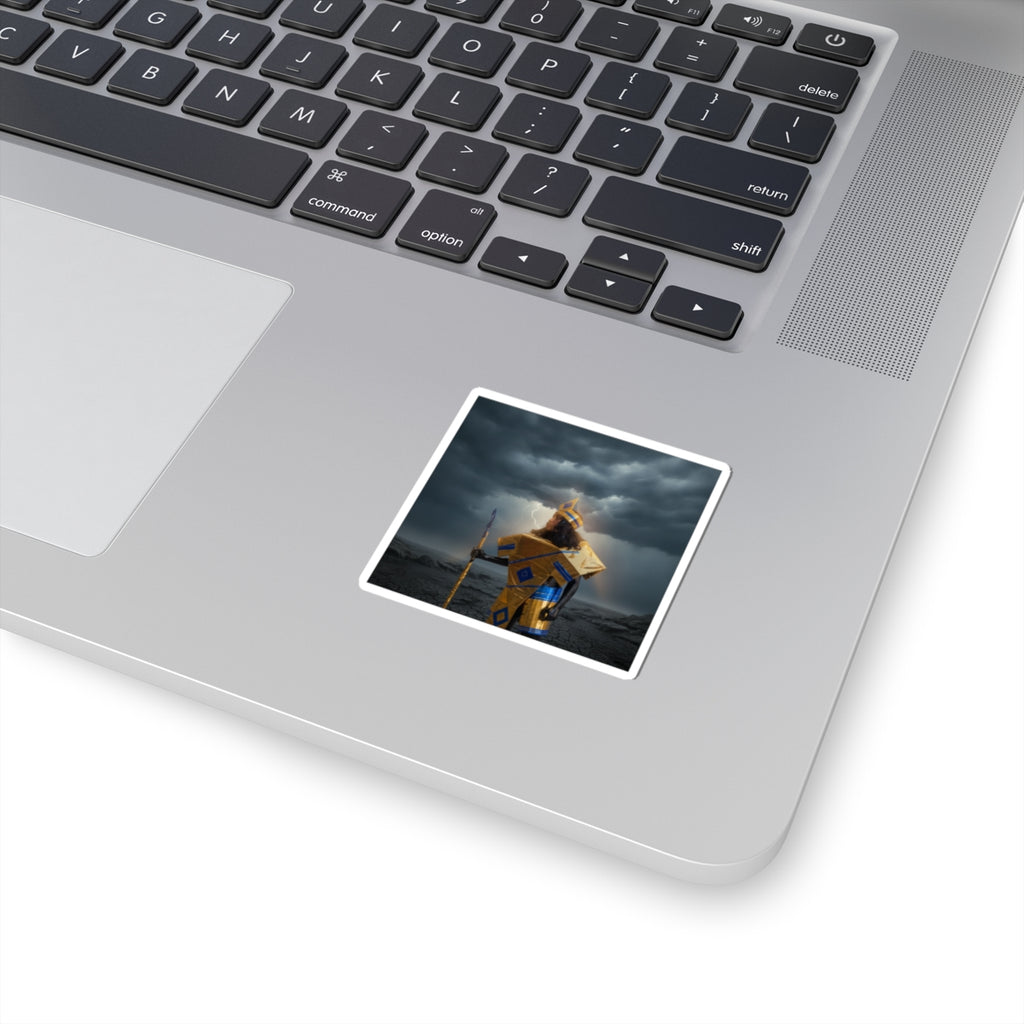 Dramatic Storm kiss-cut sticker — product view 11