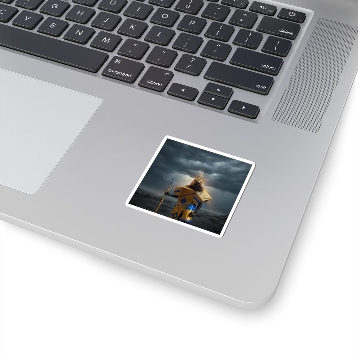 Dramatic Storm kiss-cut sticker — product view 11