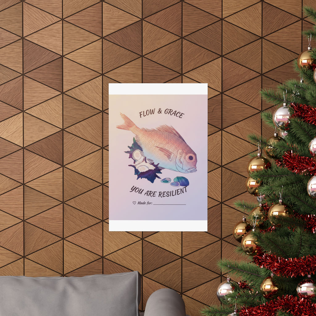 Affirmation — Tai Fish And Top-Shells — Matte Poster